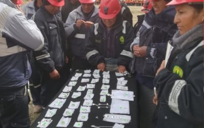 Handmade jewelry launch created by CECOMIP members in Peru