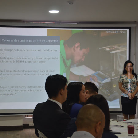 Capacitaciones: Guía de debida diligencia de la OCDE para cadenas de suministro de minerales responsables